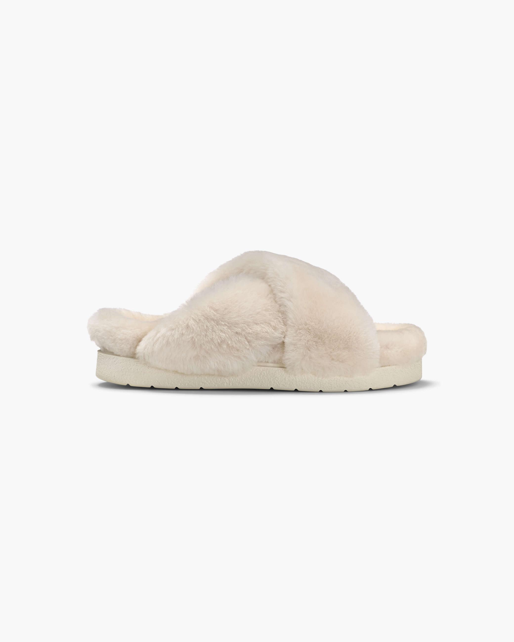 Beige Women's Inuikii Classic Shearling Slipper Slippers | ZJSB-27516