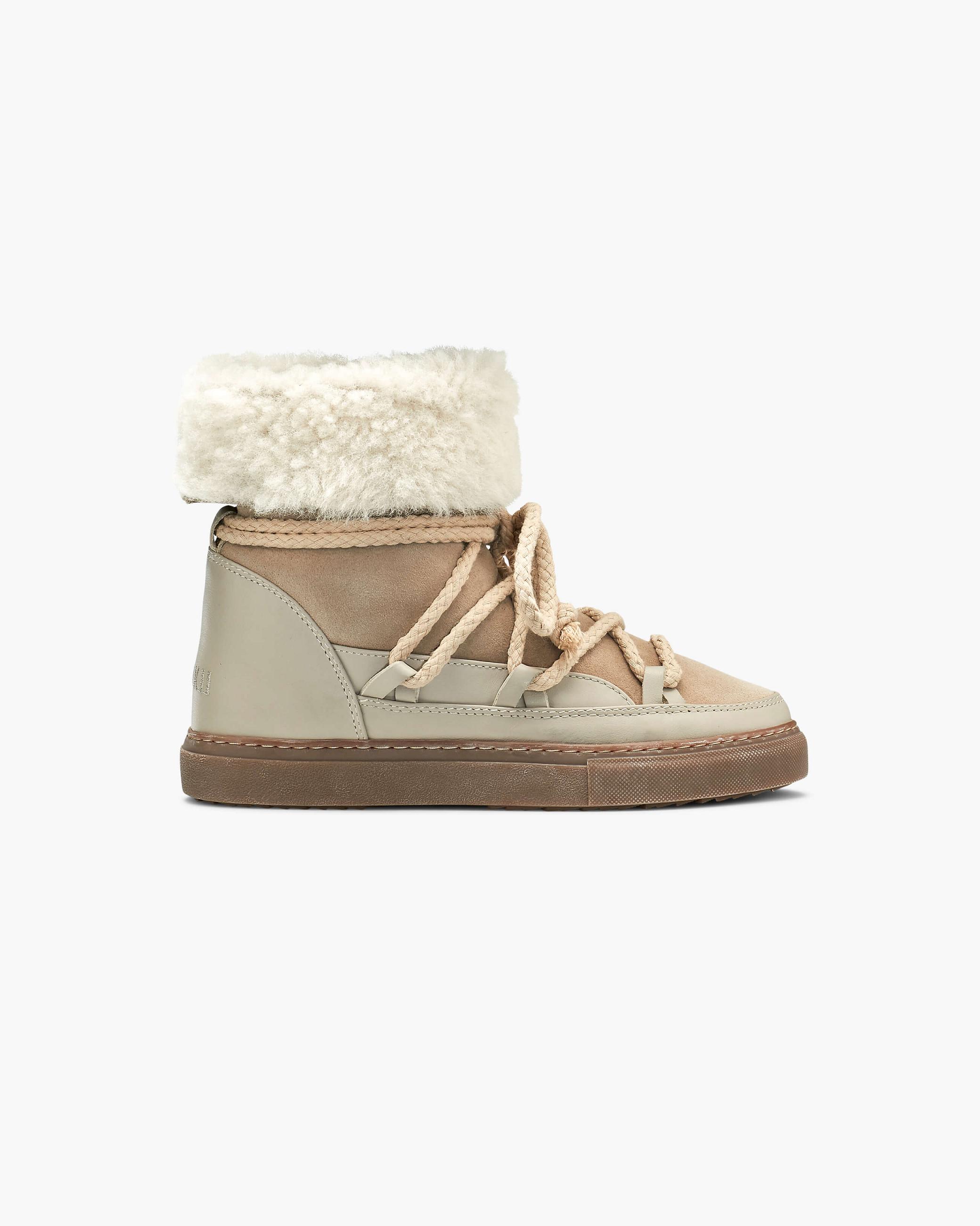 Beige Women's Inuikii Classic Sneaker High Winter Sneakers | JPCD-17845