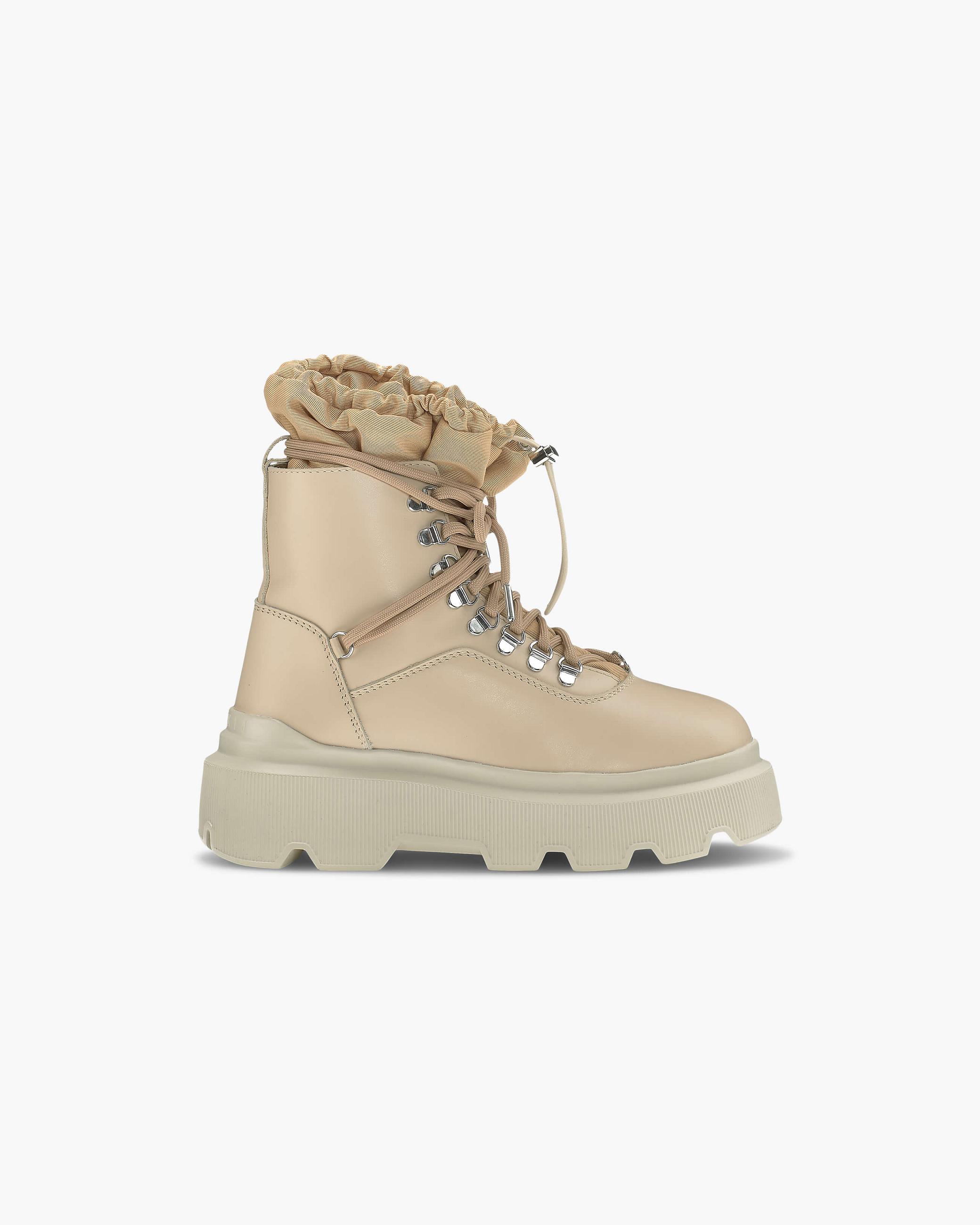 Beige Women's Inuikii Endurance Hike Hiking Boots | BCFZ-17489