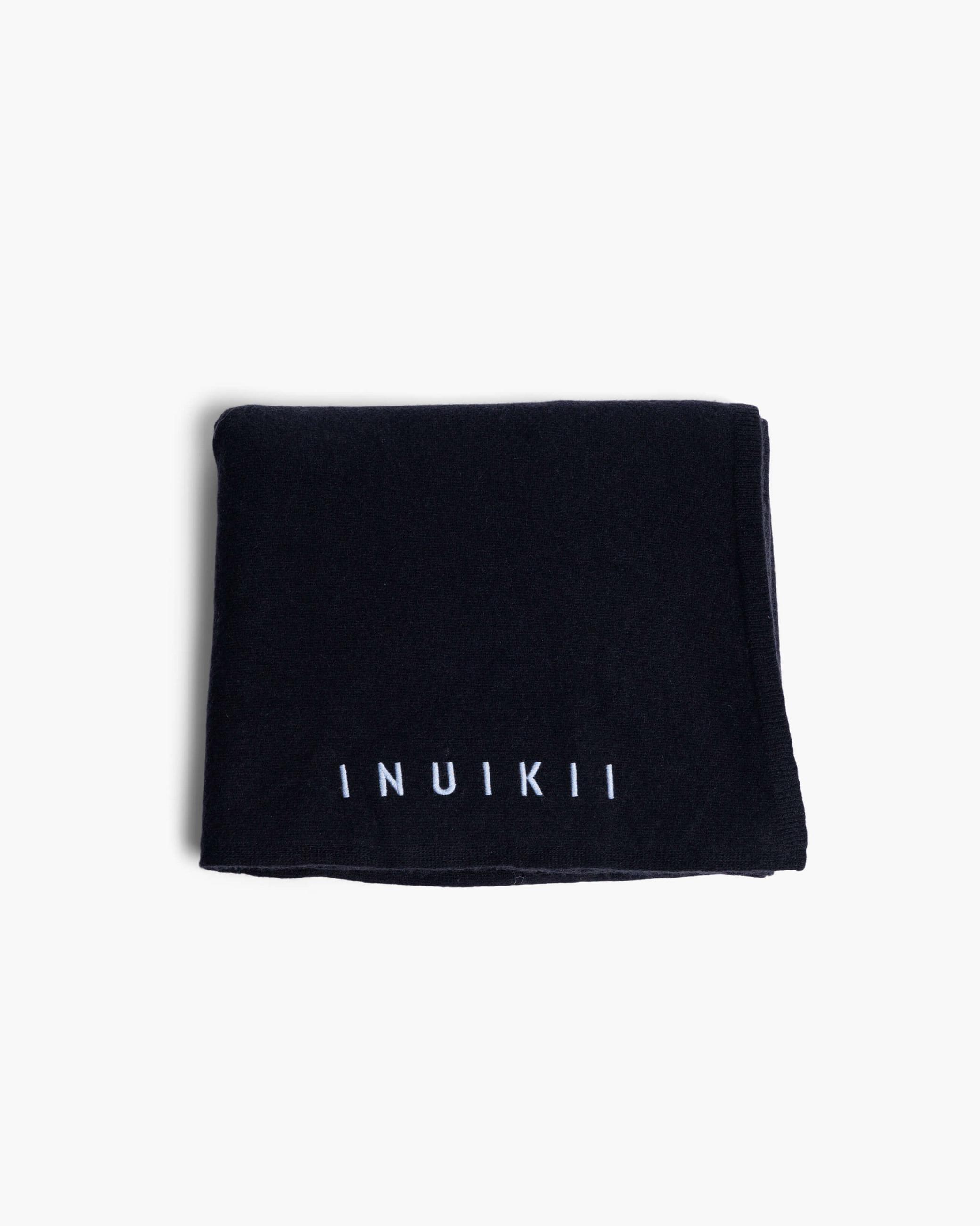 Black Women's Inuikii Oversized Wool Scarf Scarf | TFSD-25316