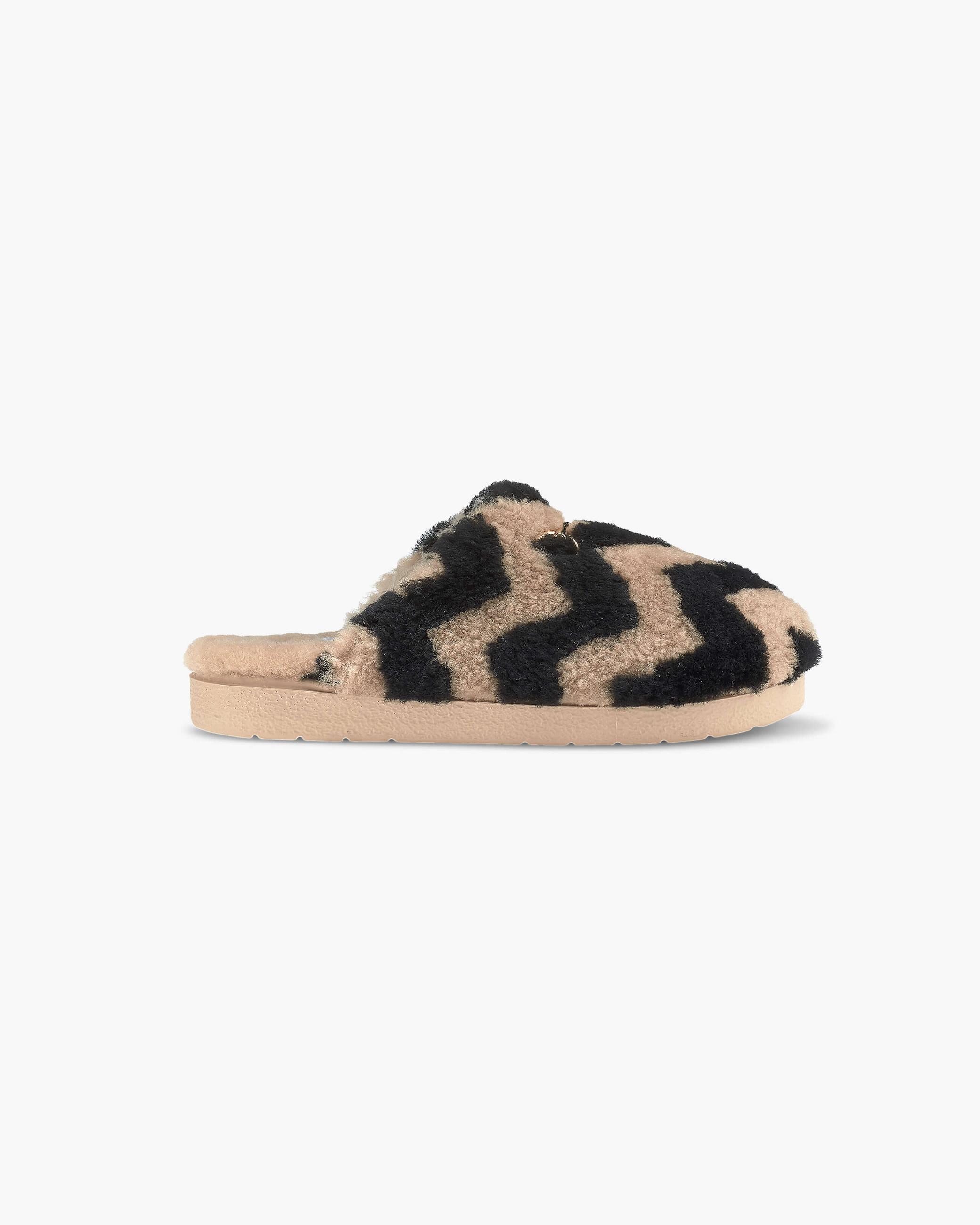 Brown Women's Inuikii Zig Zag Slippers | QYVI-12087