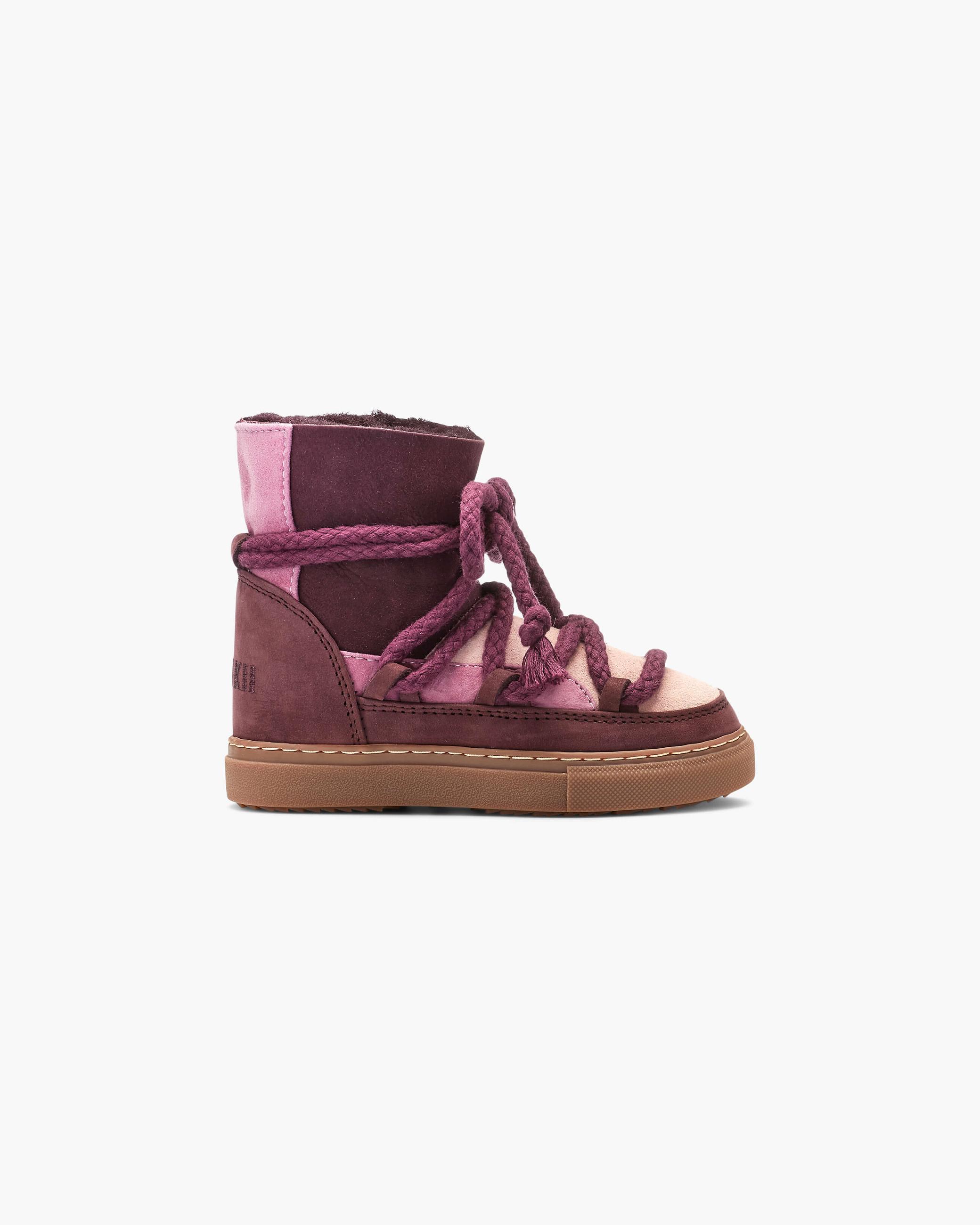 Purple Kids' Inuikii Patchwork Winter Sneakers | DIOU-05264