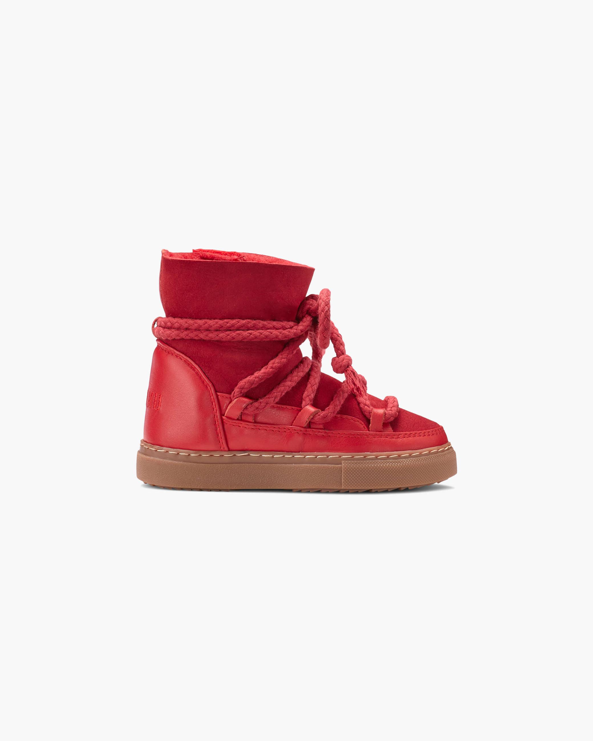 Red Kids' Inuikii Classic Sneaker Winter Sneakers | FISZ-29315