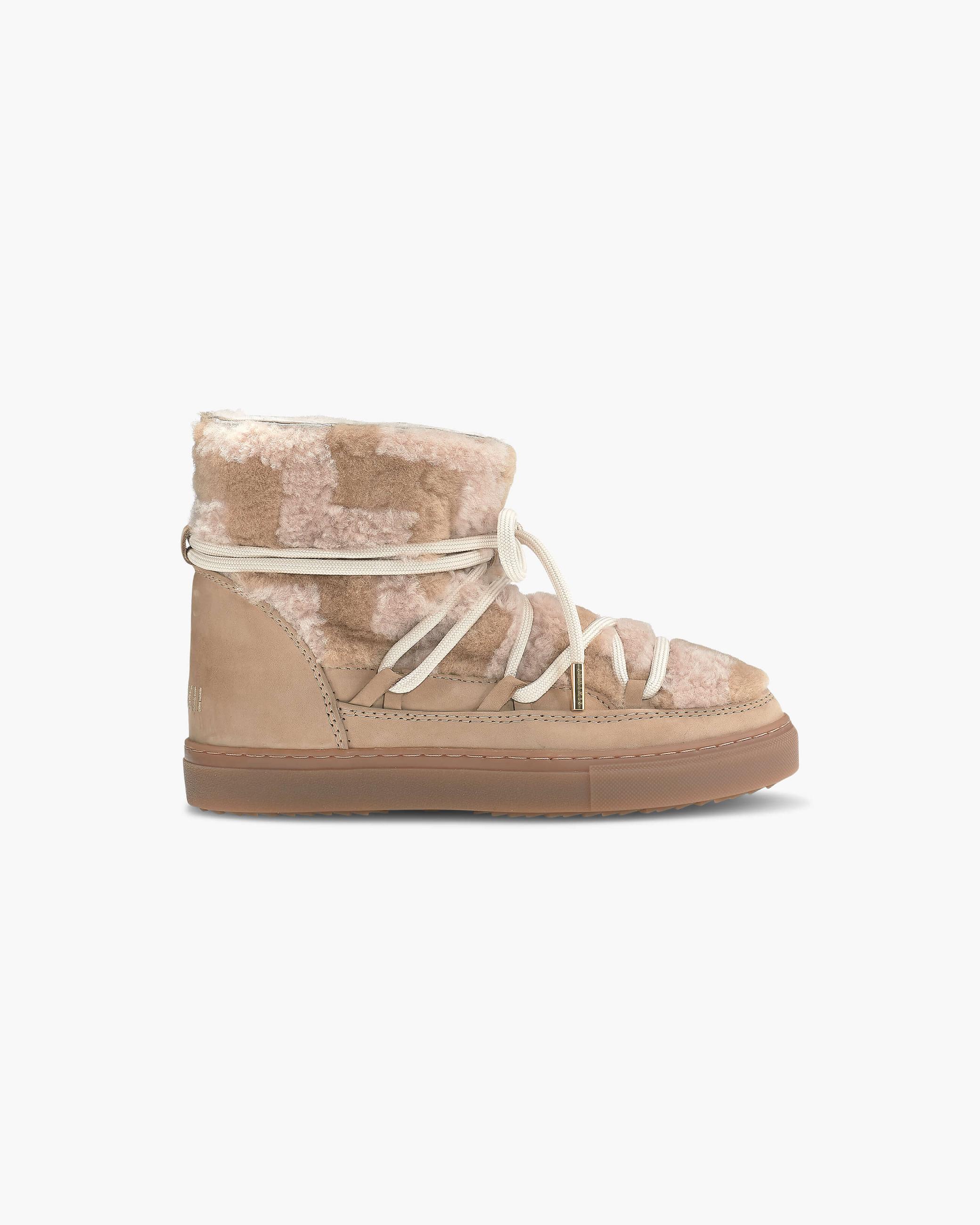 Rose Women's Inuikii Zig Zag Winter Sneakers | HUZC-18947