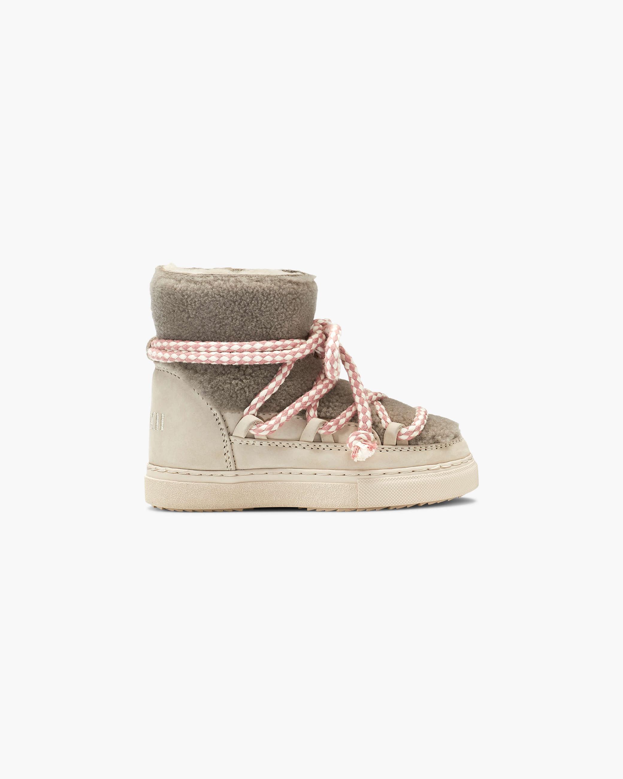 Taupe Kids' Inuikii Curly Winter Sneakers | XLJA-40325