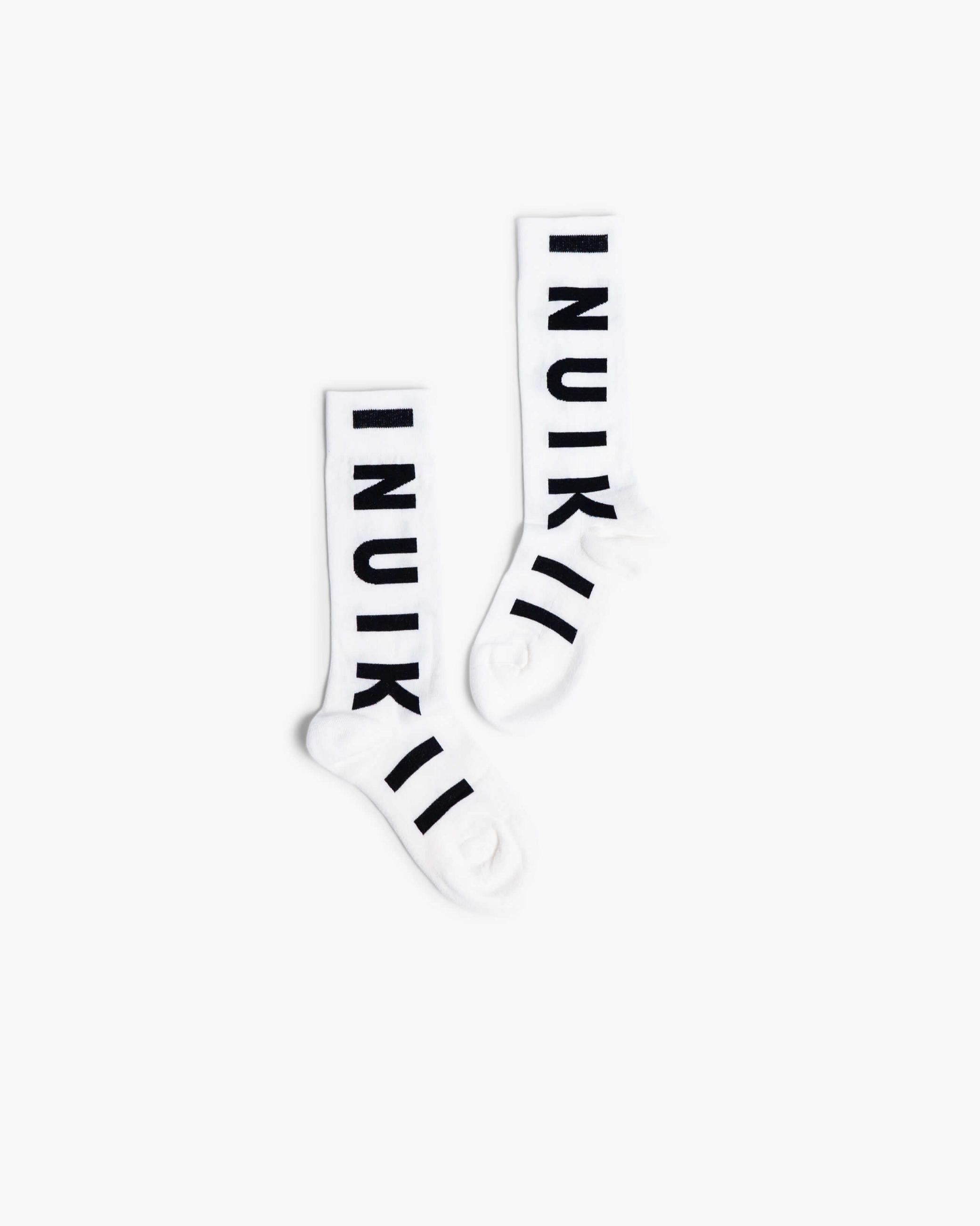 White - Black Women's Inuikii Jacquard Socks Socks | CENR-96704