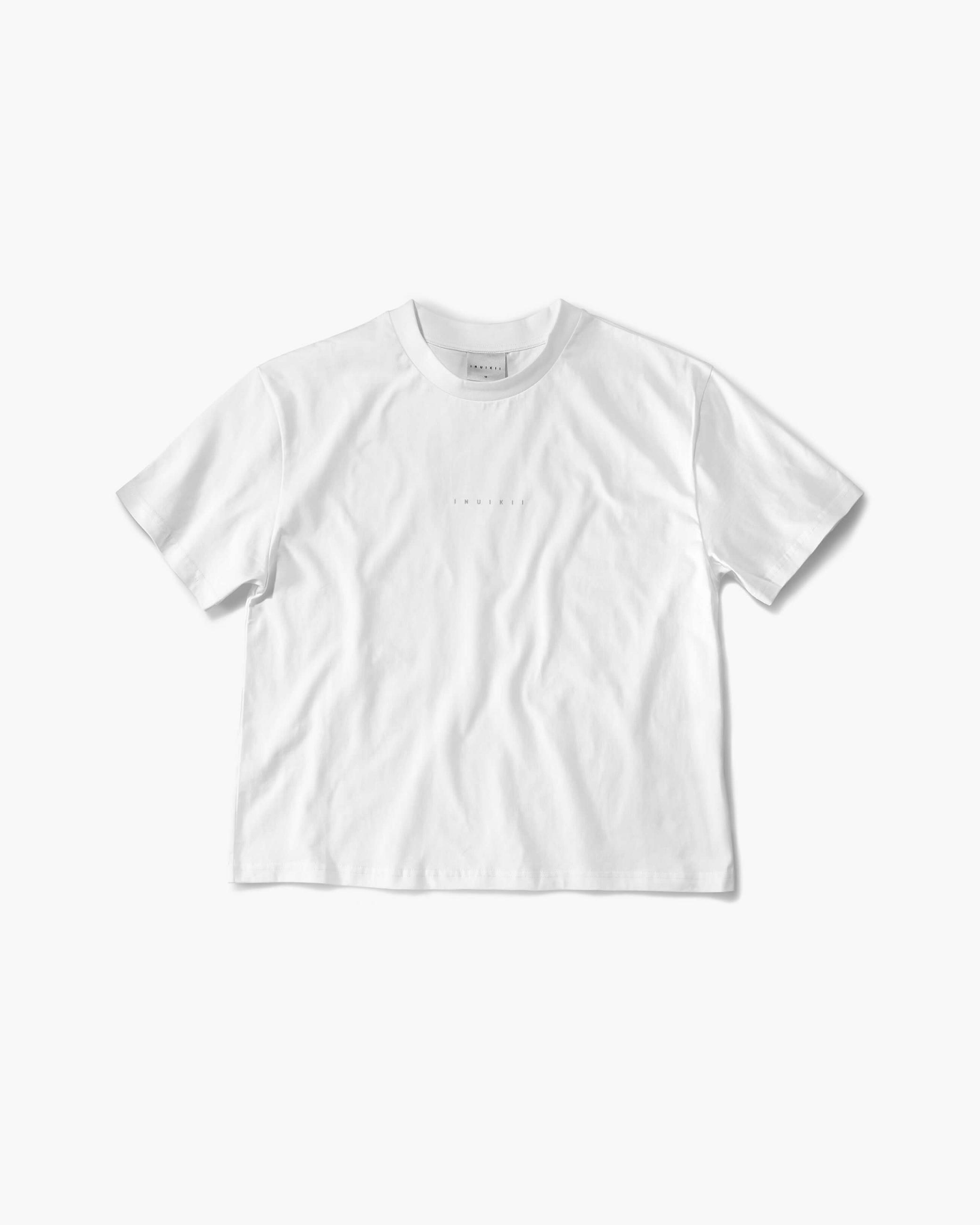 White Women's Inuikii Organic Cotton T-Shirt T-Shirt | HAIE-32041