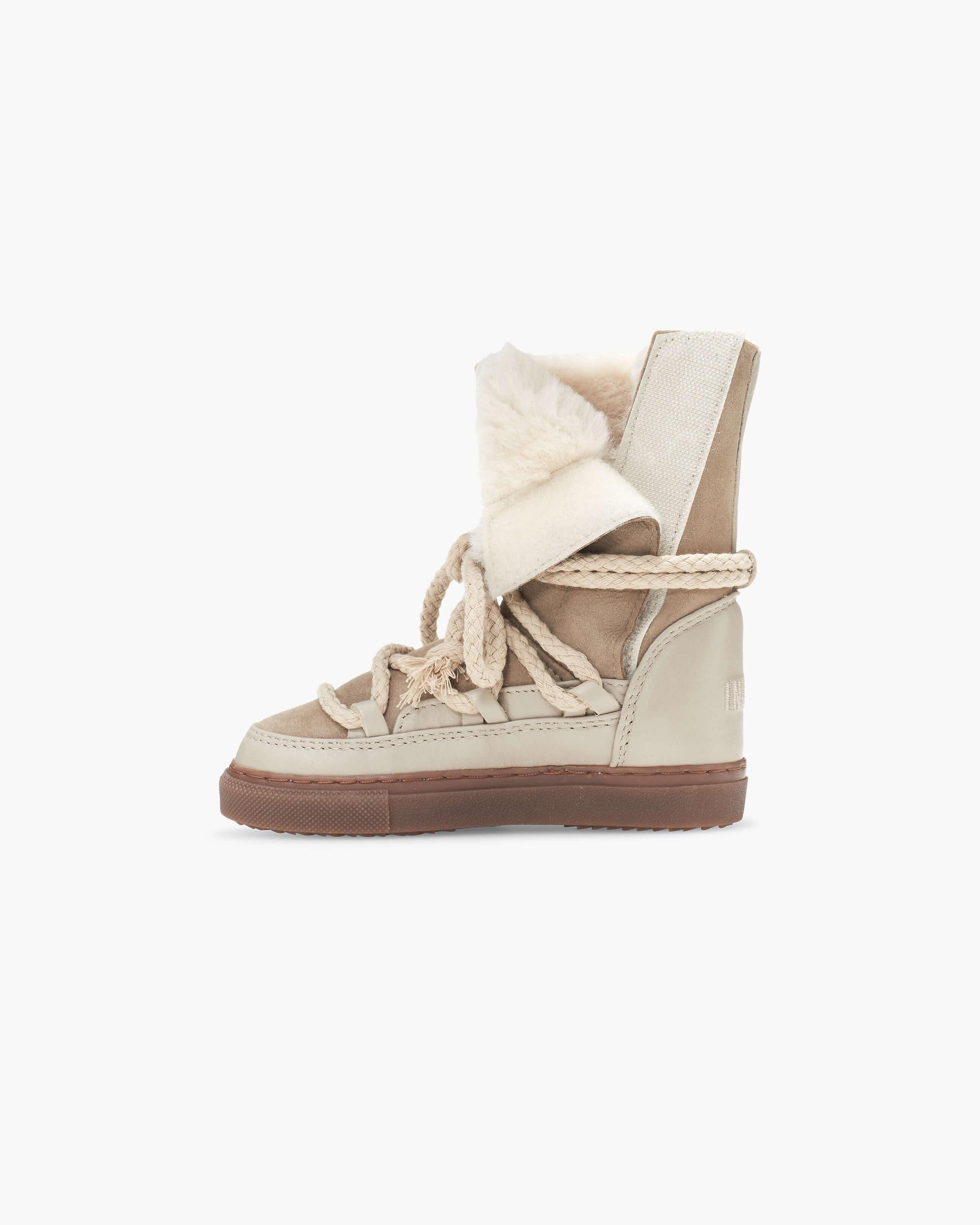 Beige Kids' Inuikii Classic High Winter Sneakers | SXYE-26038