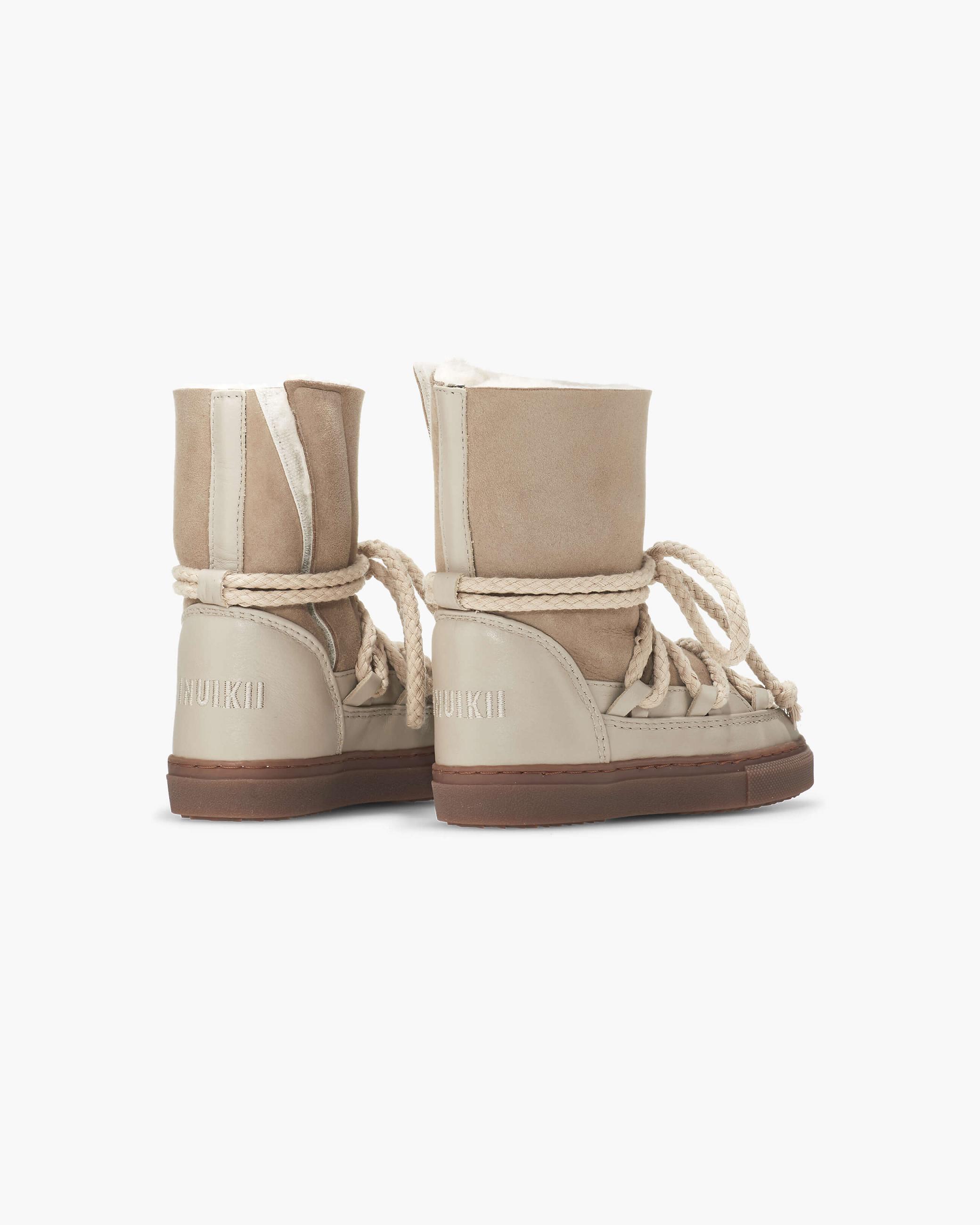 Beige Kids' Inuikii Classic High Winter Sneakers | SXYE-26038