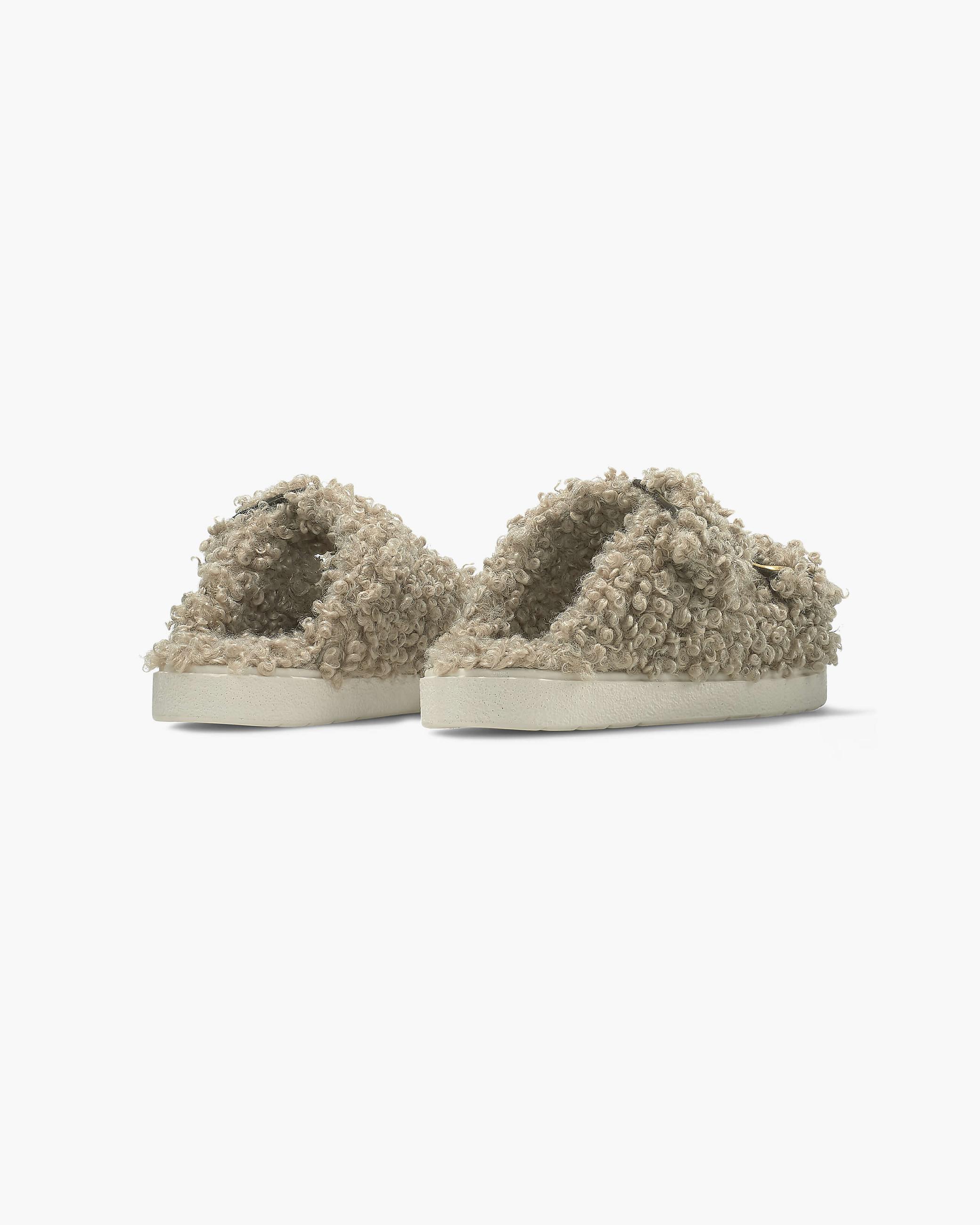 Beige Women's Inuikii Buckle Vegan Slippers | AUKM-27953