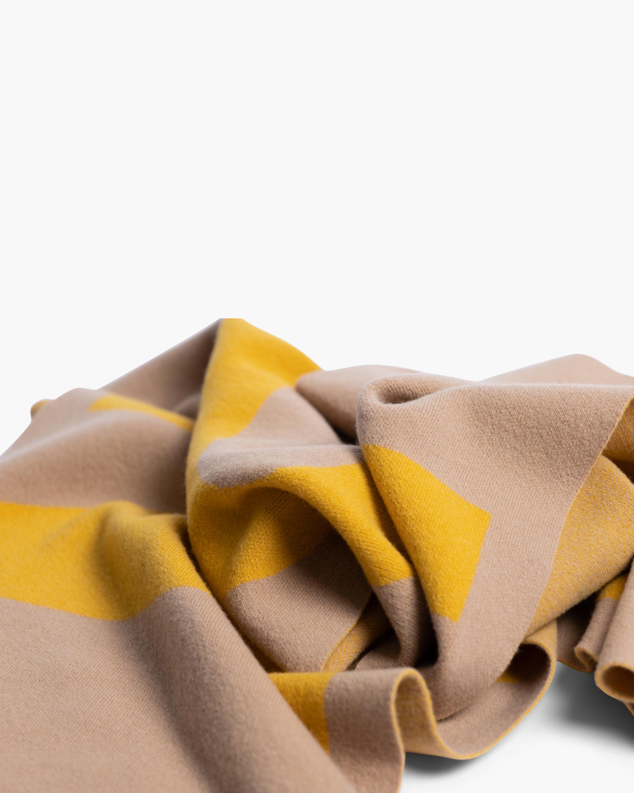 Beige - Yellow Women's Inuikii Jacquard Scarf INUIKII Scarf | RZIE-06213