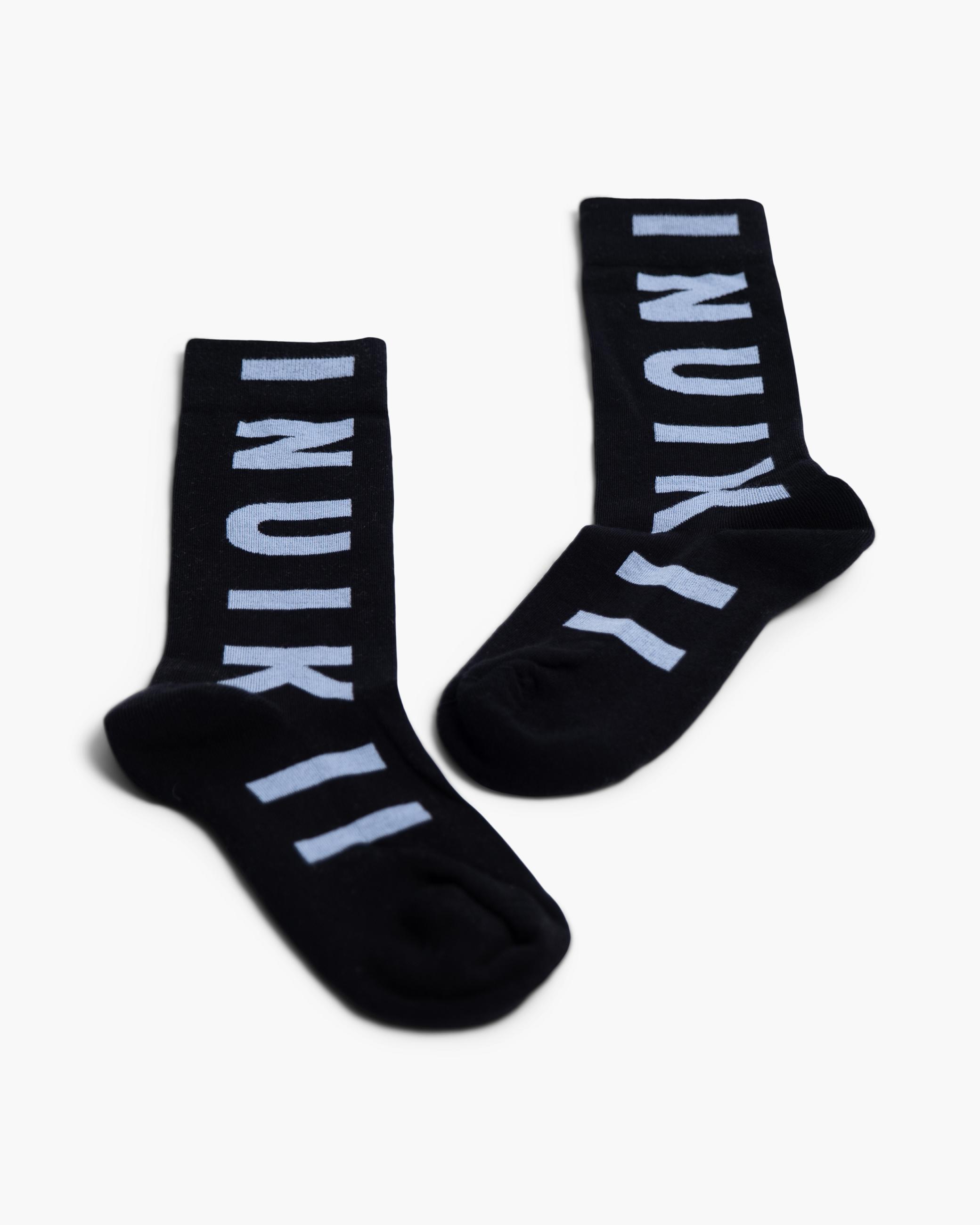 Black - Blue Women's Inuikii Jacquard Socks Socks | ULIO-85493