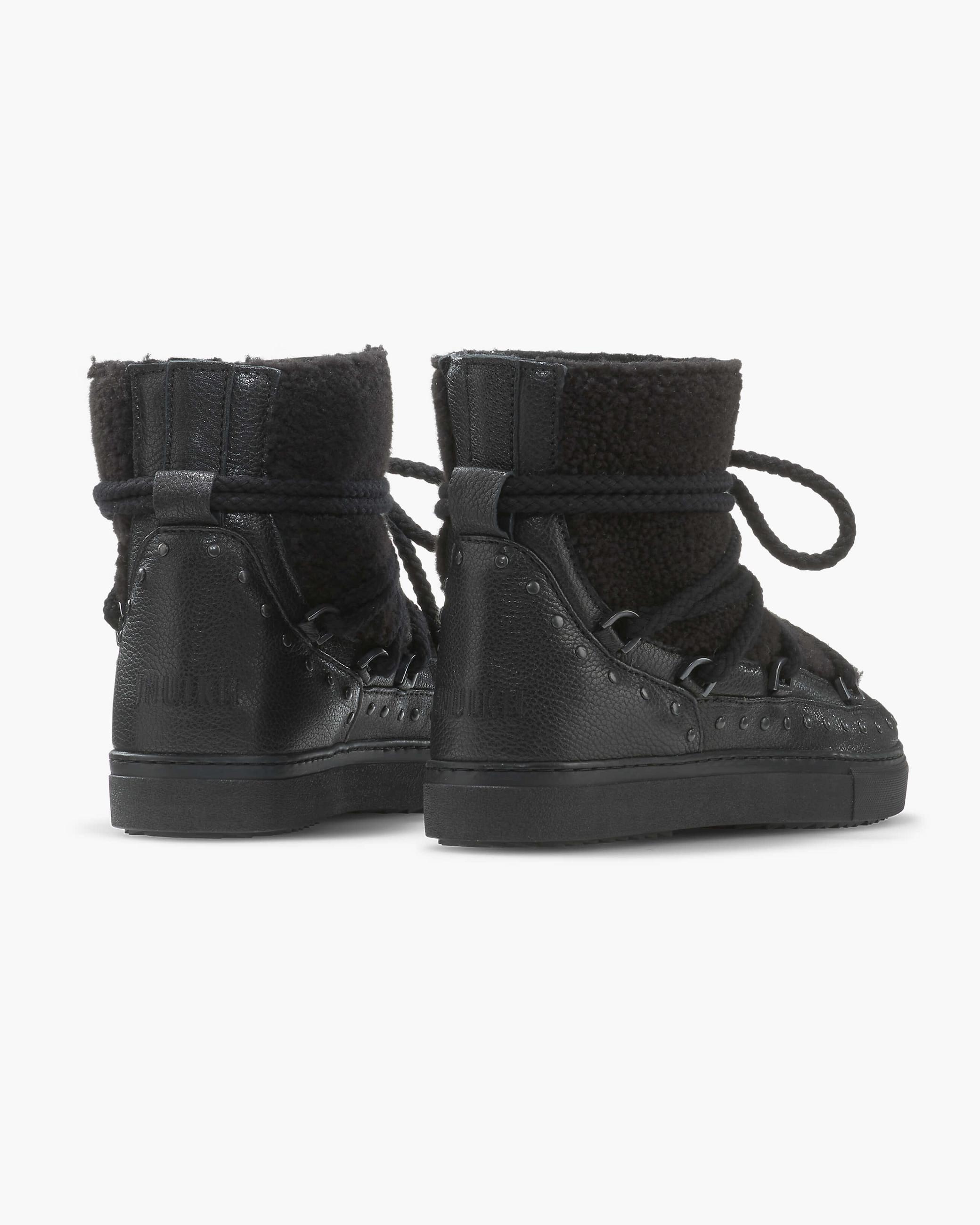 Black Women's Inuikii Curly Rock Winter Sneakers | YPCM-82653