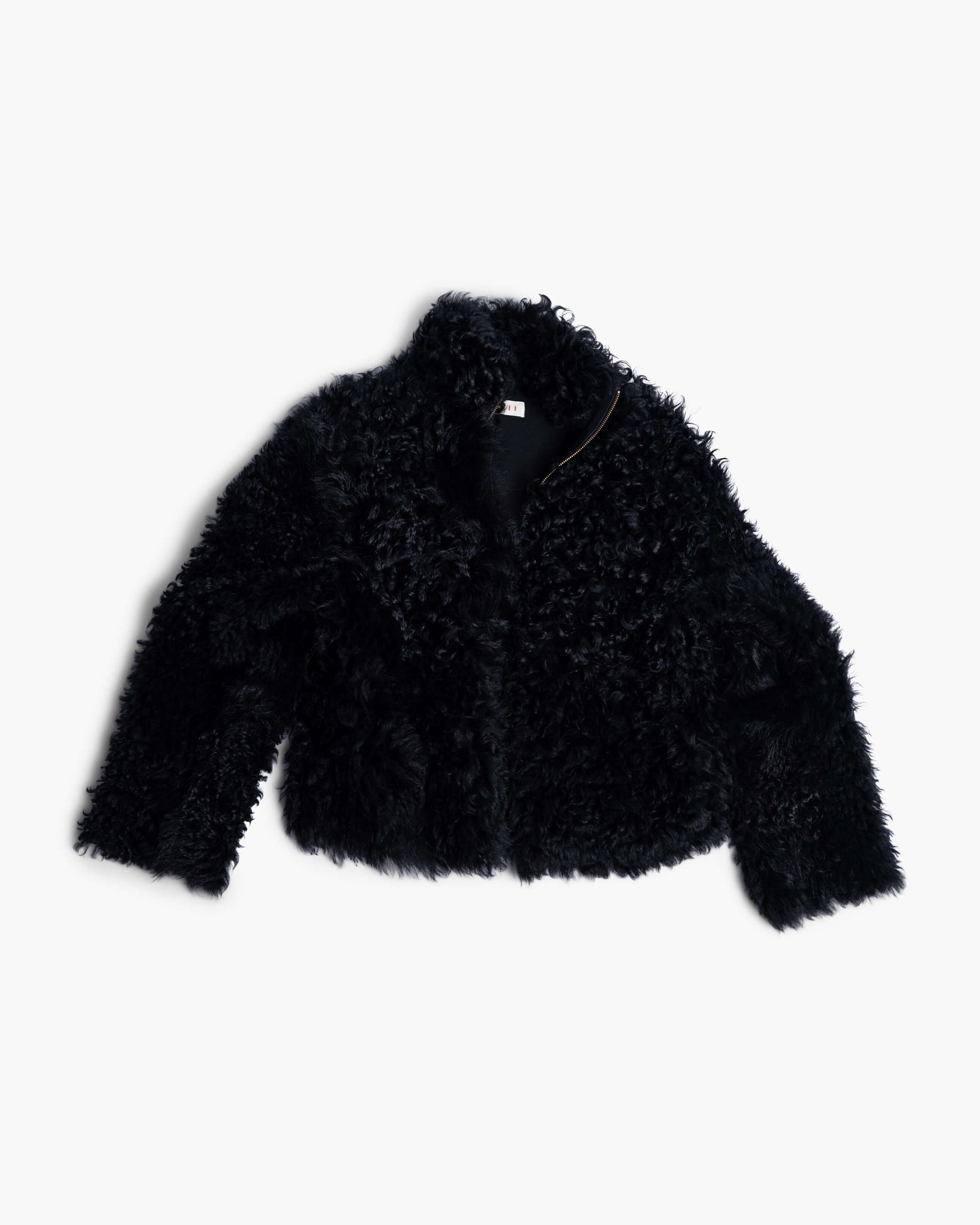 Black Women's Inuikii INUIKII Shearling Jacket Shearling Jacket | FKSM-54890