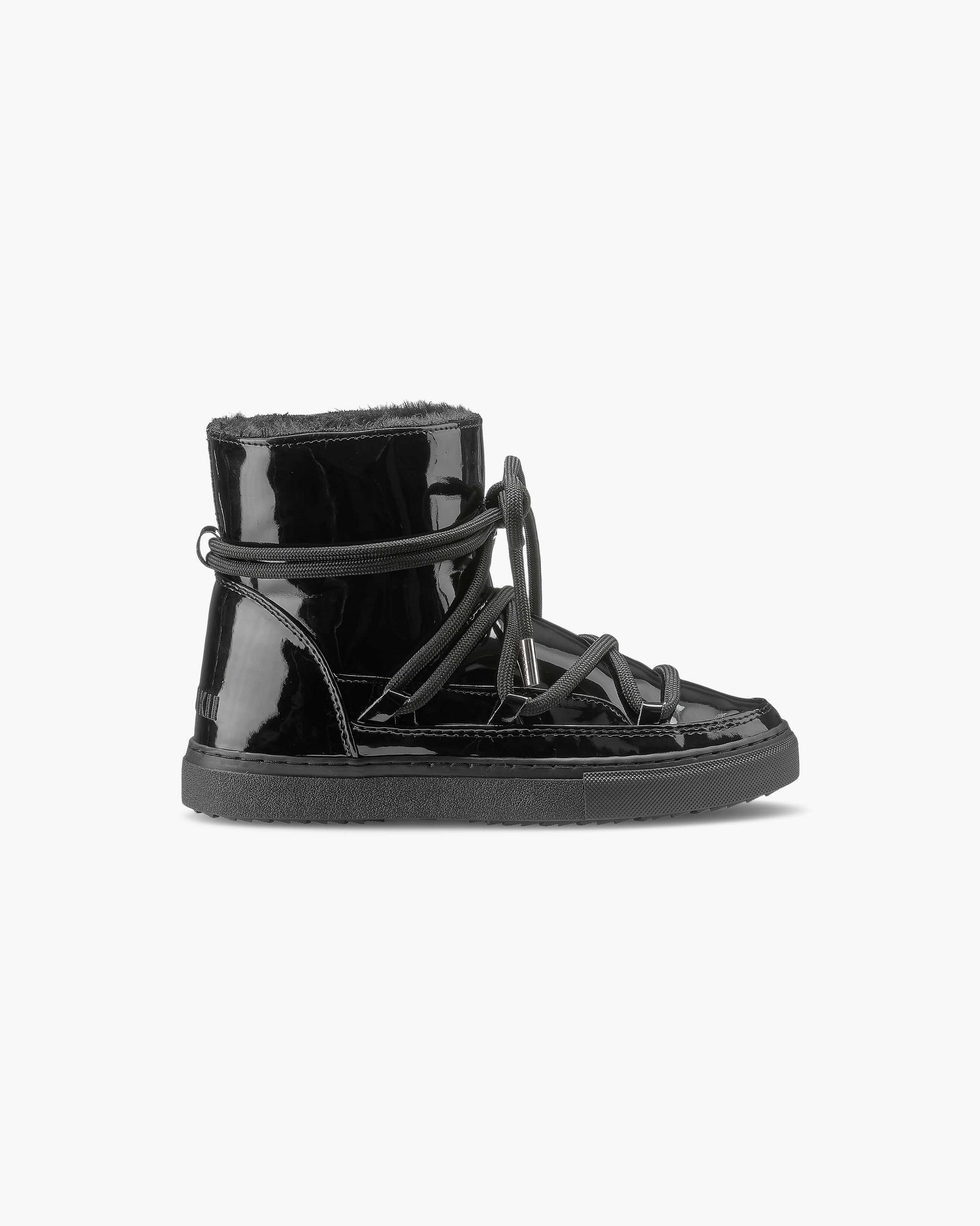 Black Women\'s Inuikii Rain Vegan Winter Sneakers | DEFO-95748