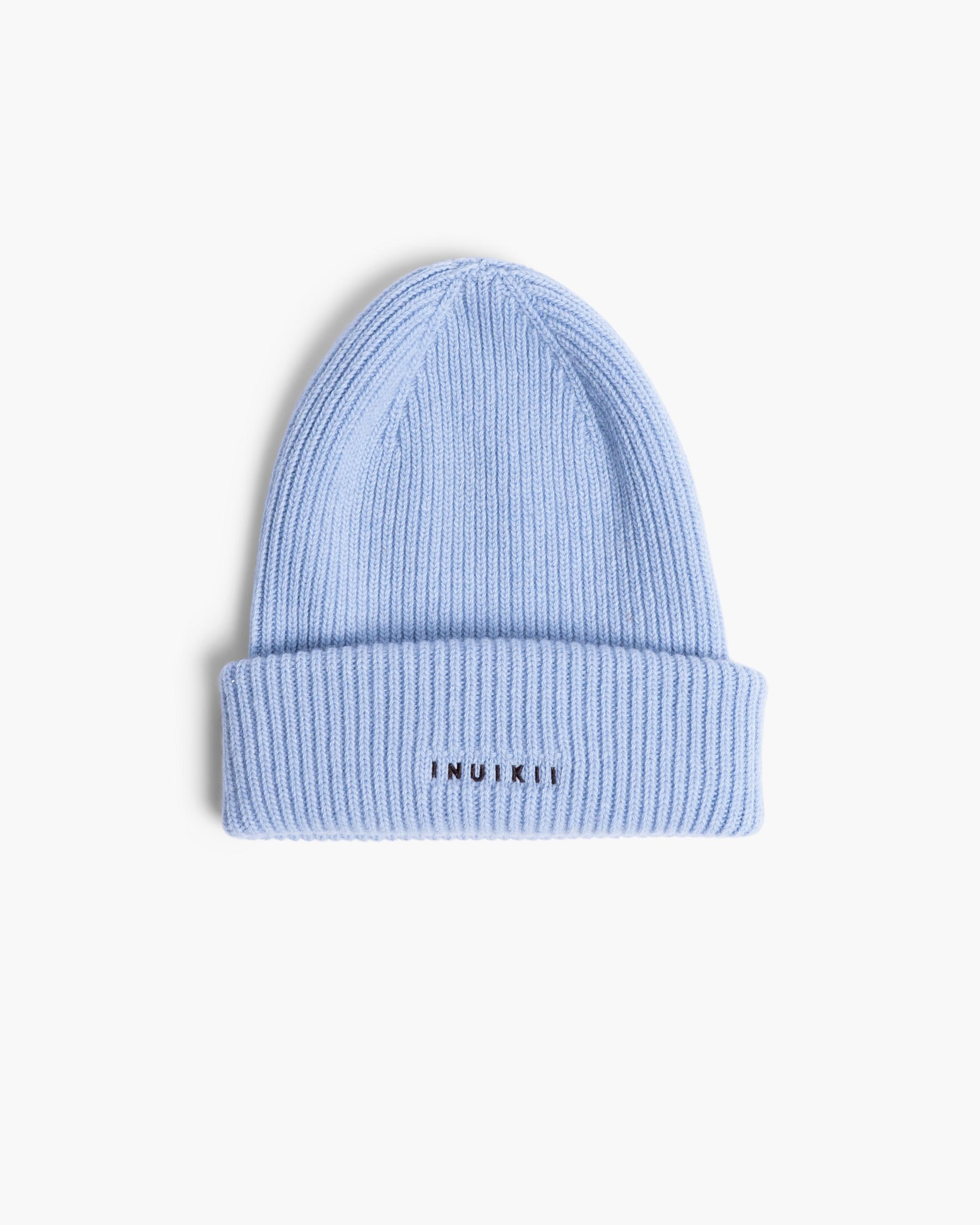 Blue Men's Inuikii Wool Beanie Beanies | FNTE-29536