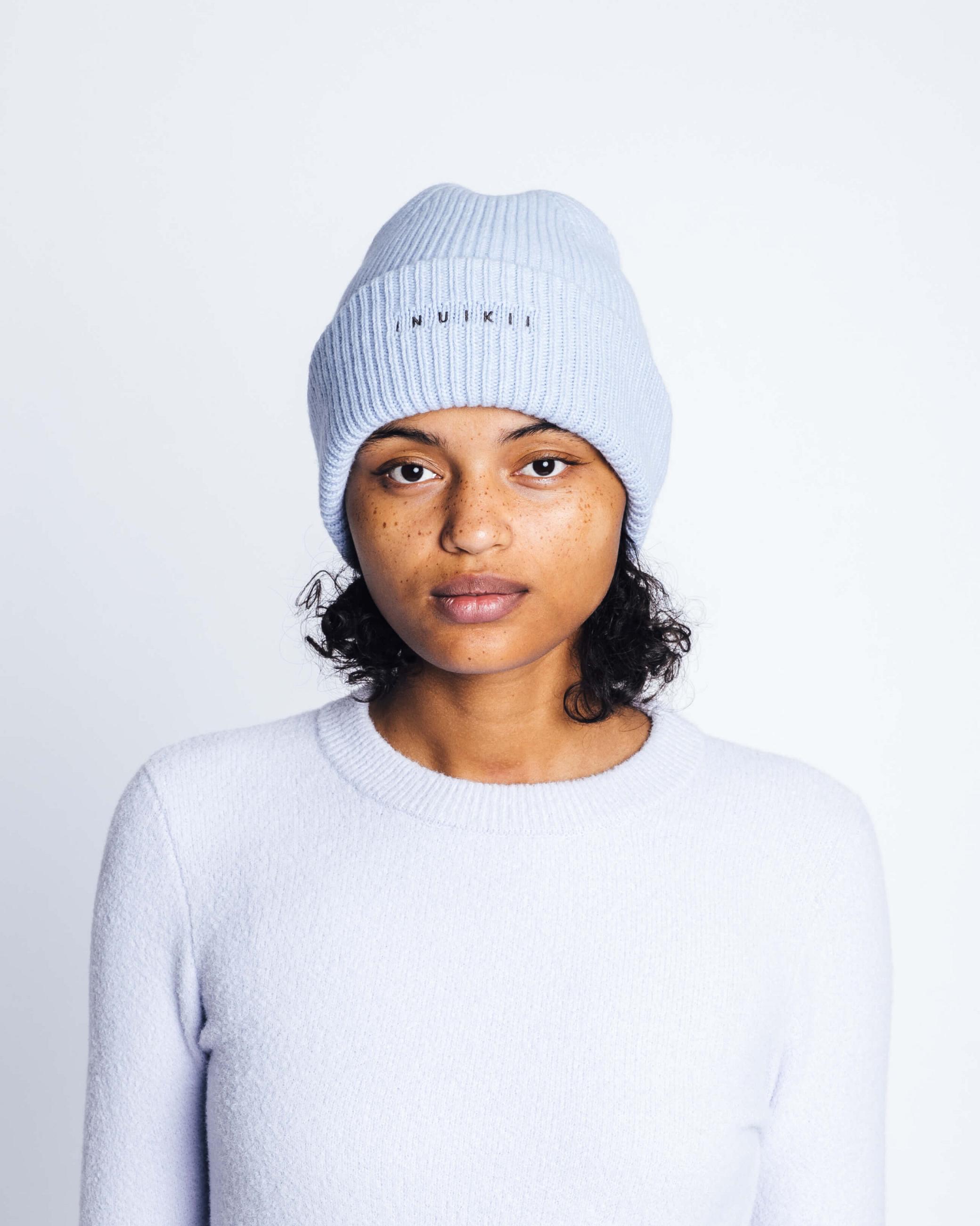 Blue Men's Inuikii Wool Beanie Beanies | FNTE-29536