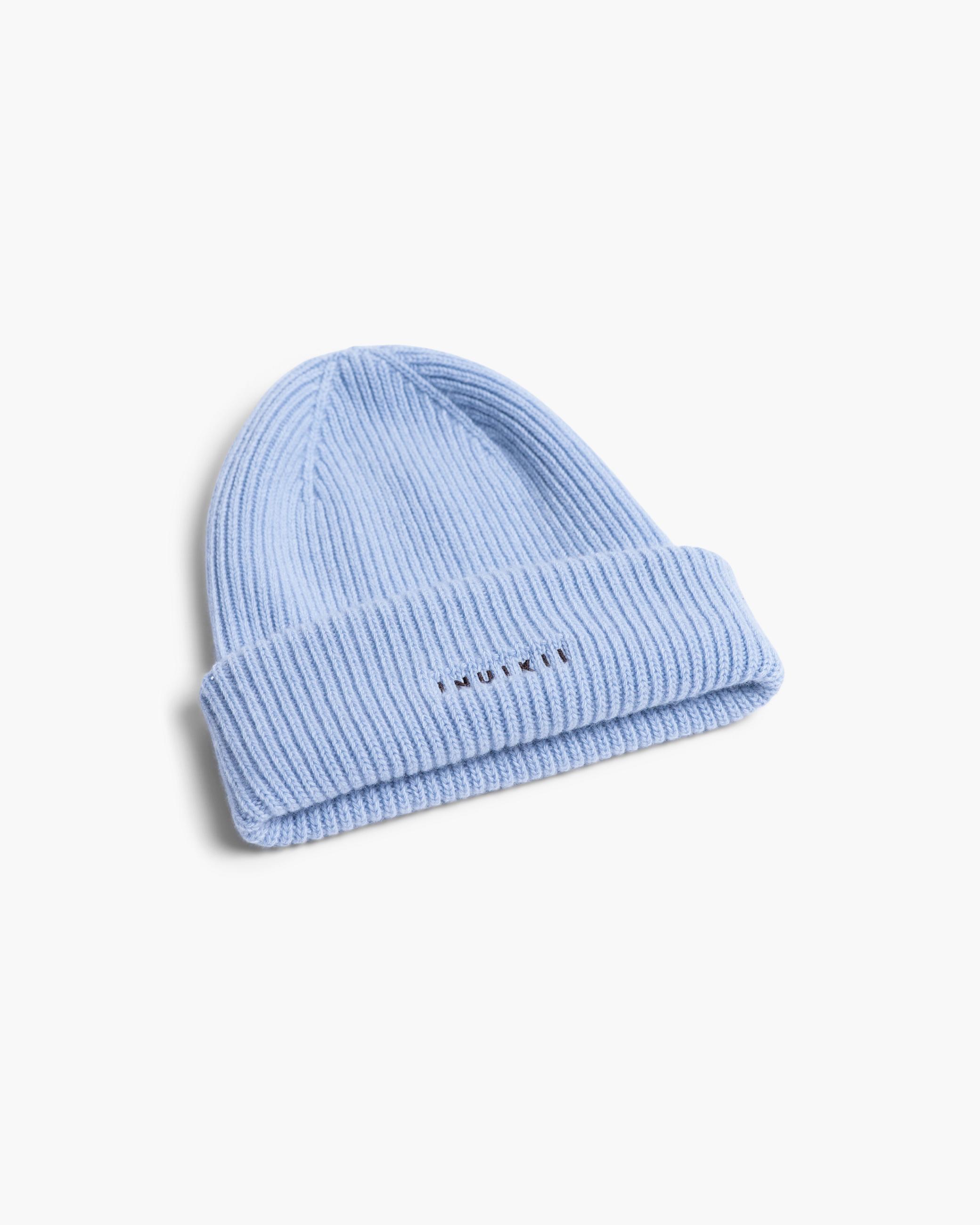 Blue Men's Inuikii Wool Beanie Beanies | FNTE-29536