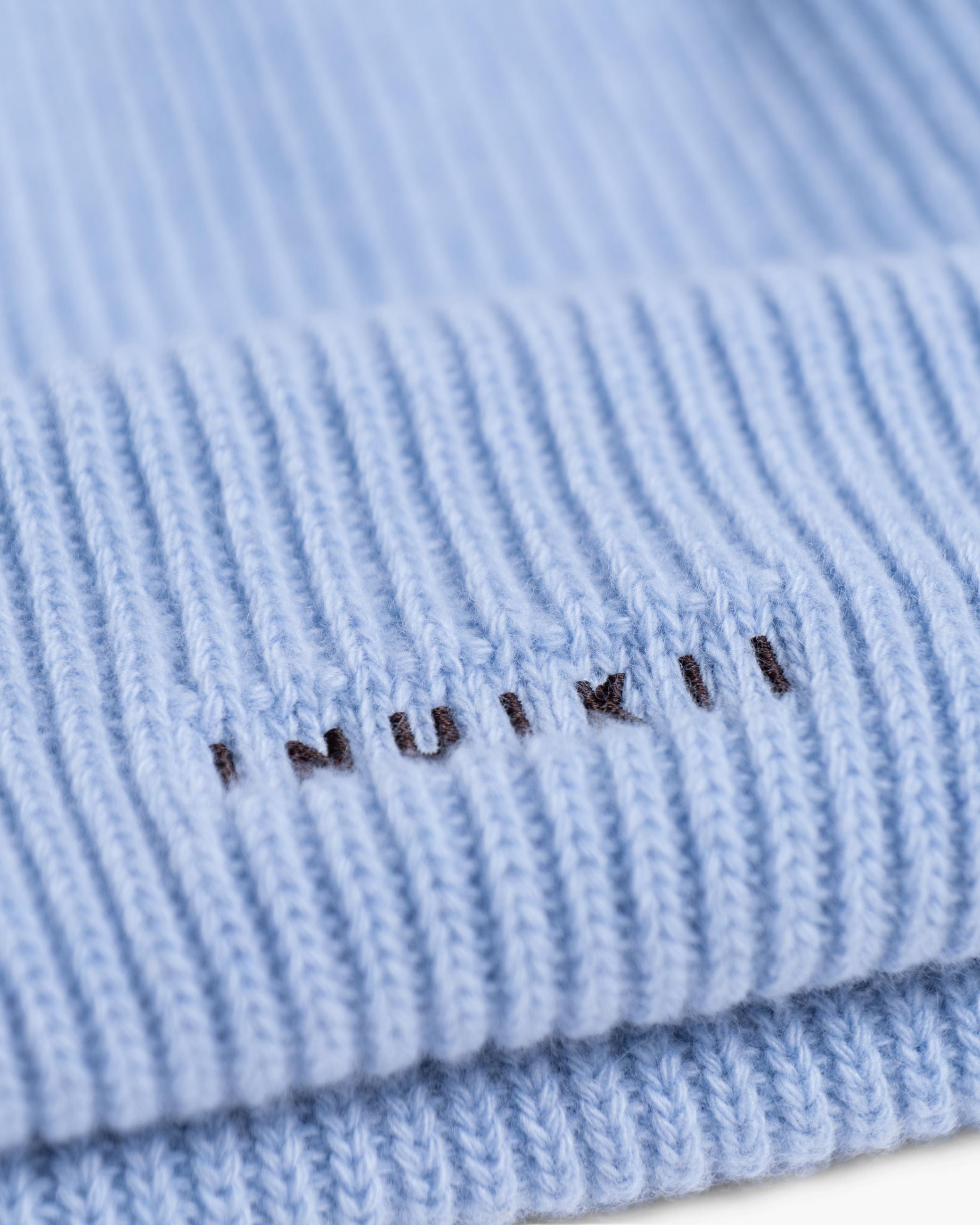 Blue Men's Inuikii Wool Beanie Beanies | FNTE-29536