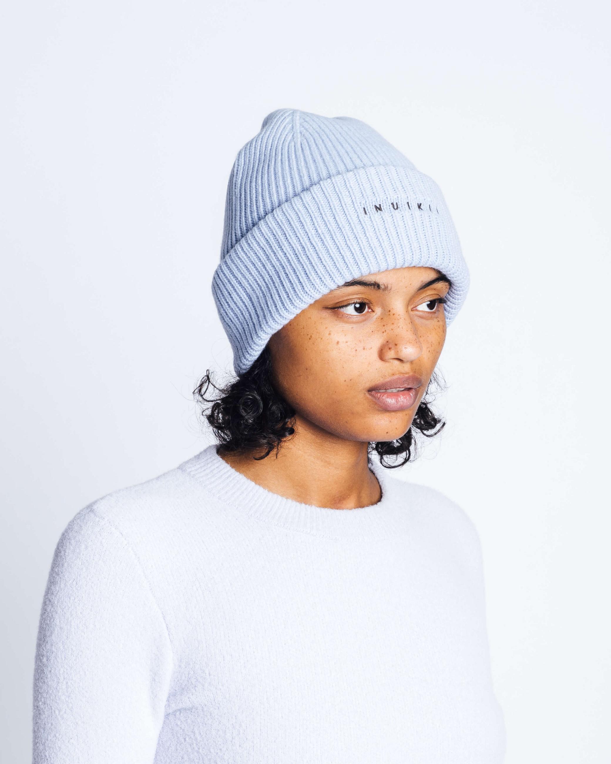 Blue Women\'s Inuikii Wool Beanie Beanies | YZRU-70964