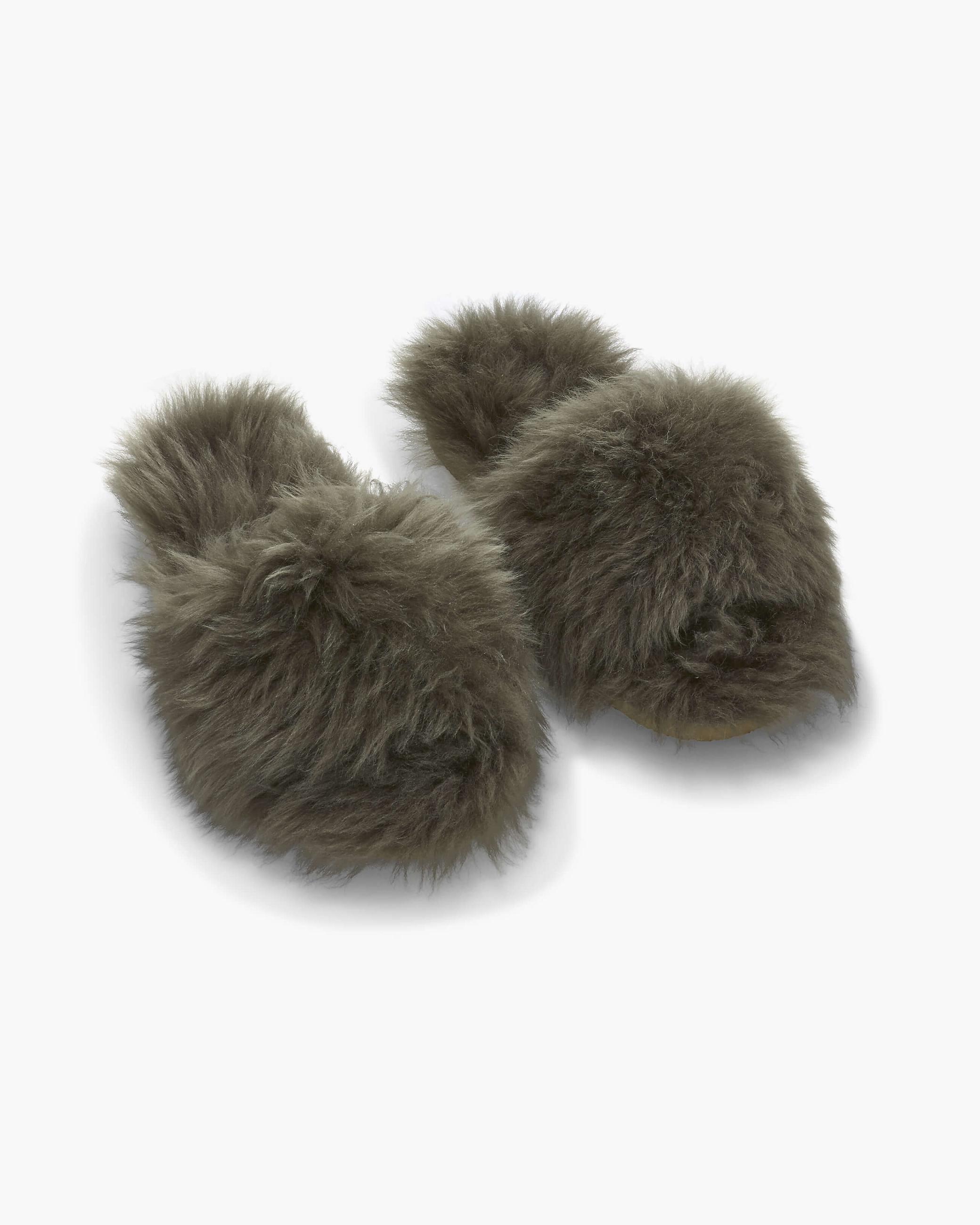 Dark Olive Women's Inuikii Cosy Slipper Slippers | ZEFJ-81346