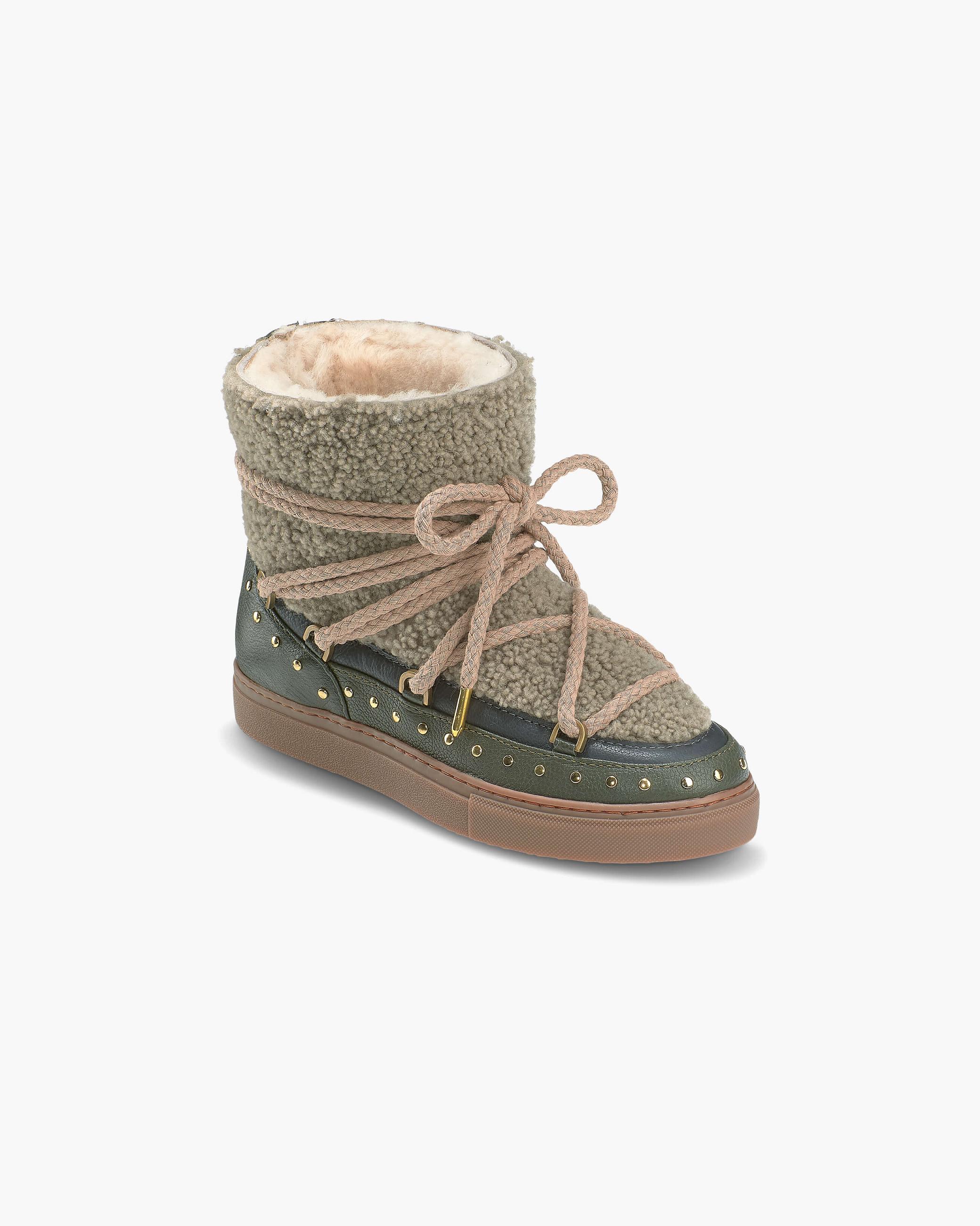 Forest Women's Inuikii Curly Rock Forest Winter Sneakers | VSGI-82950