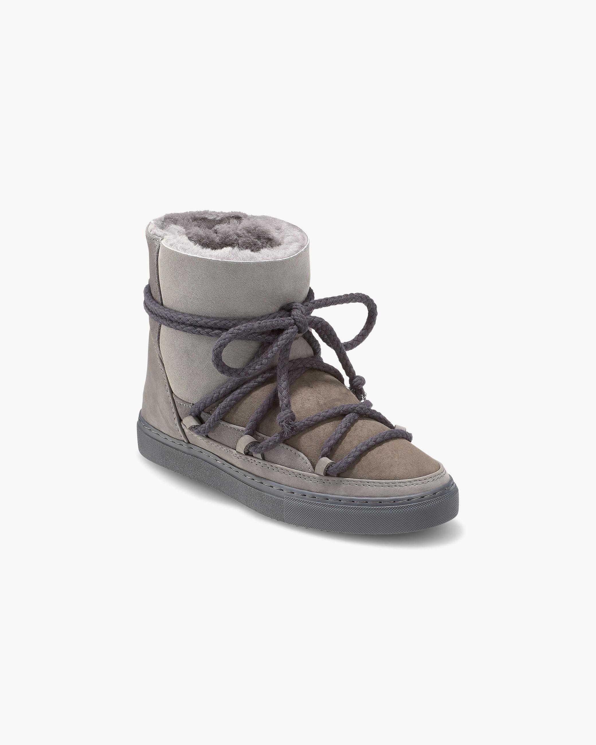 Grey Women's Inuikii Patchwork Winter Sneakers | YDTI-38149