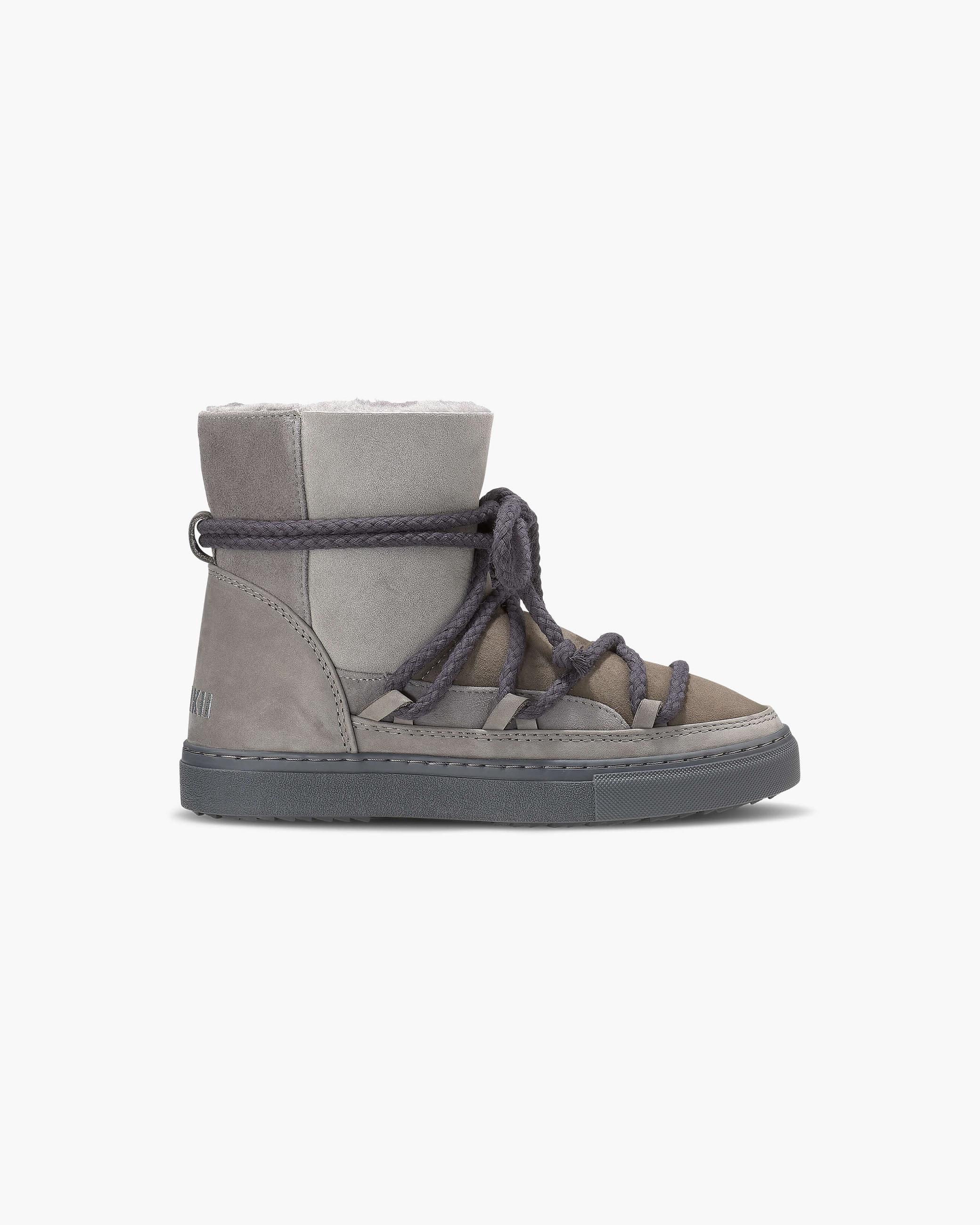 Grey Women\'s Inuikii Patchwork Winter Sneakers | YDTI-38149