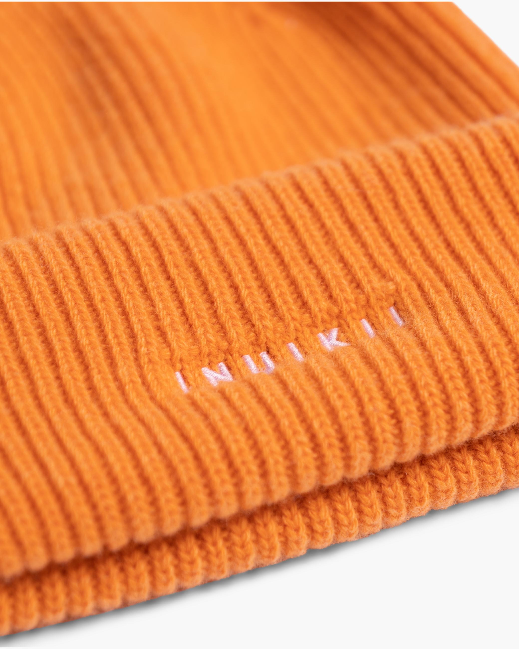 Orange Men's Inuikii Wool Beanie Beanies | CKXE-25147