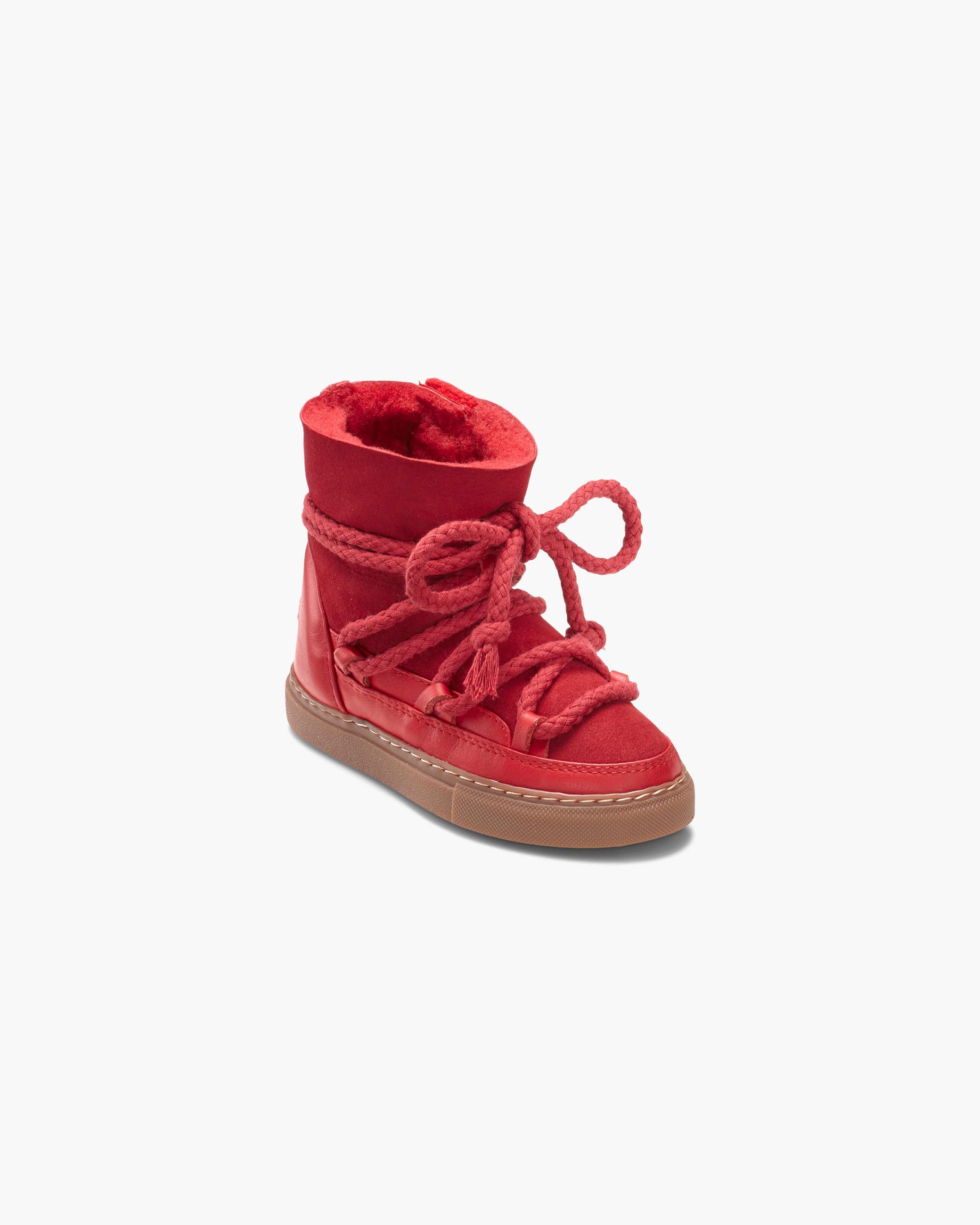 Red Kids' Inuikii Classic Sneaker Winter Sneakers | FISZ-29315