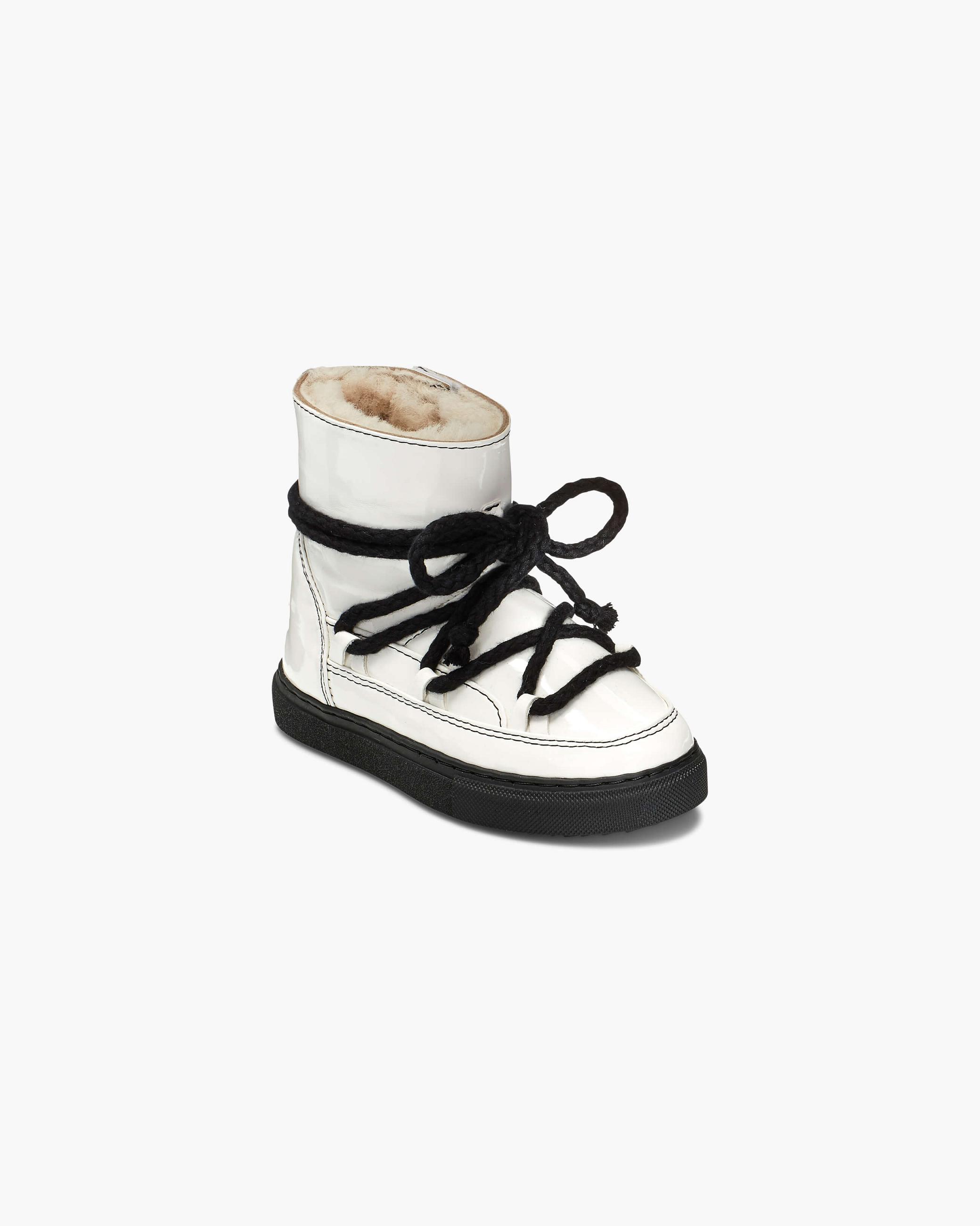 White Kids' Inuikii Rain Winter Sneakers | NRMX-16084