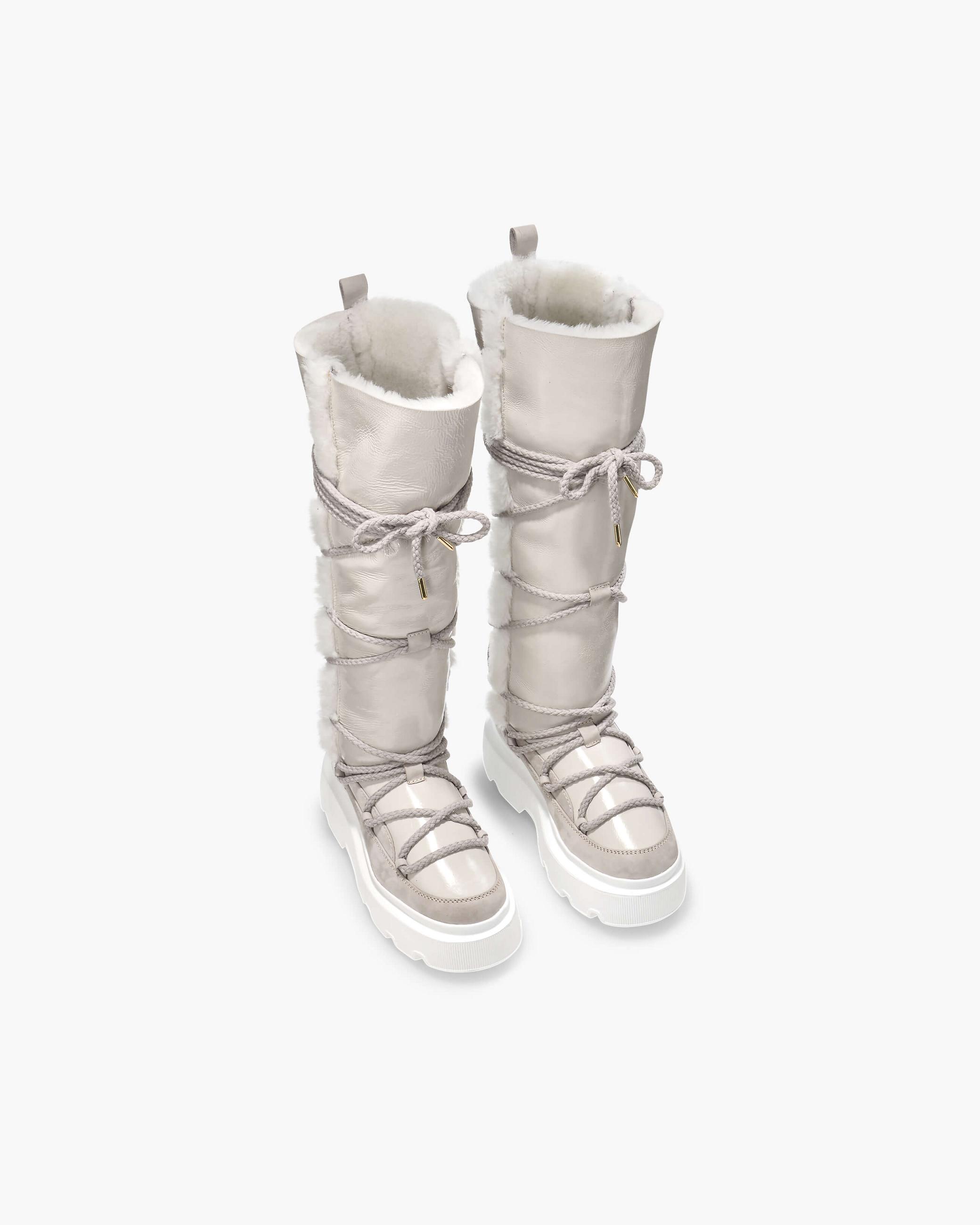 White Women's Inuikii Endurance Cozy High Winter Boots | JFGR-35216