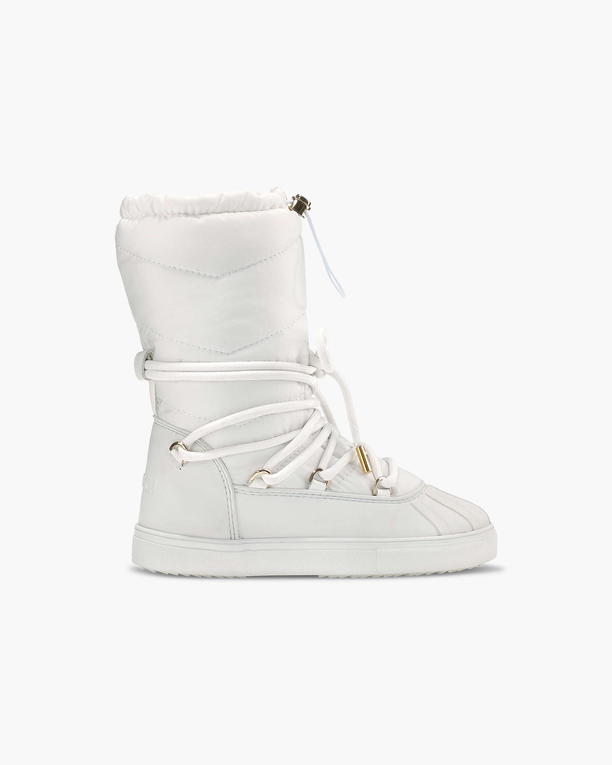 White Women\'s Inuikii Technical Classic High Winter Sneakers | PVZU-61874